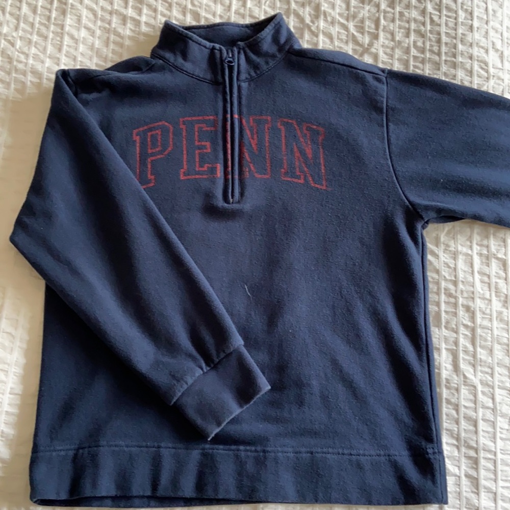 Kids half zipper Penn sweatshirt size M